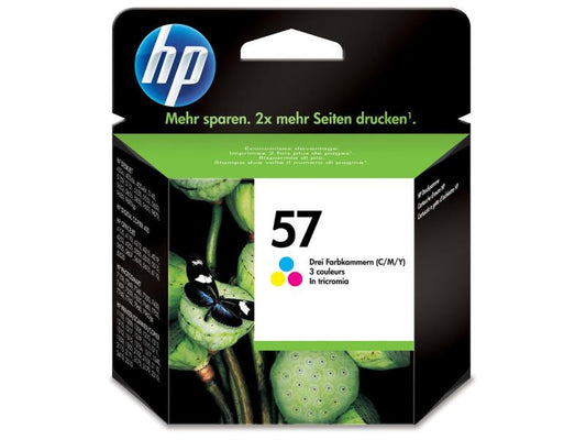 HP Encre Nr. 57 (C6657AE) Cyan/Magenta/Yellow
