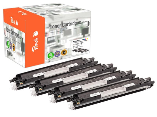 Peach Kits de toner HP Nr. 126A (CE31A) BK, C, M, Y
