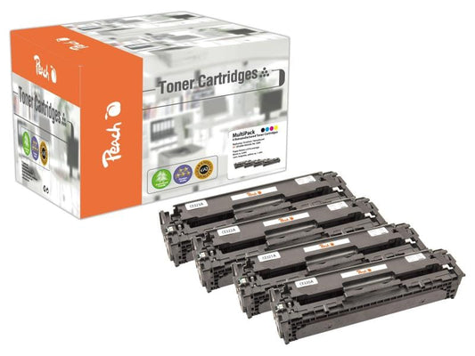 Peach Kits de toner HP Nr. 128A (CE32A) BK, C, M, Y