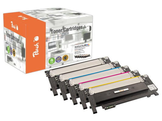 Peach Kits de toner Samsung CLT-406S 2x BK, 1x C, M, Y