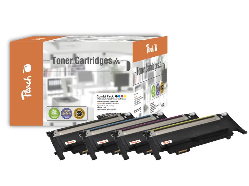 Peach Kits de toner Samsung CLT-Y092 BK, C, M, Y