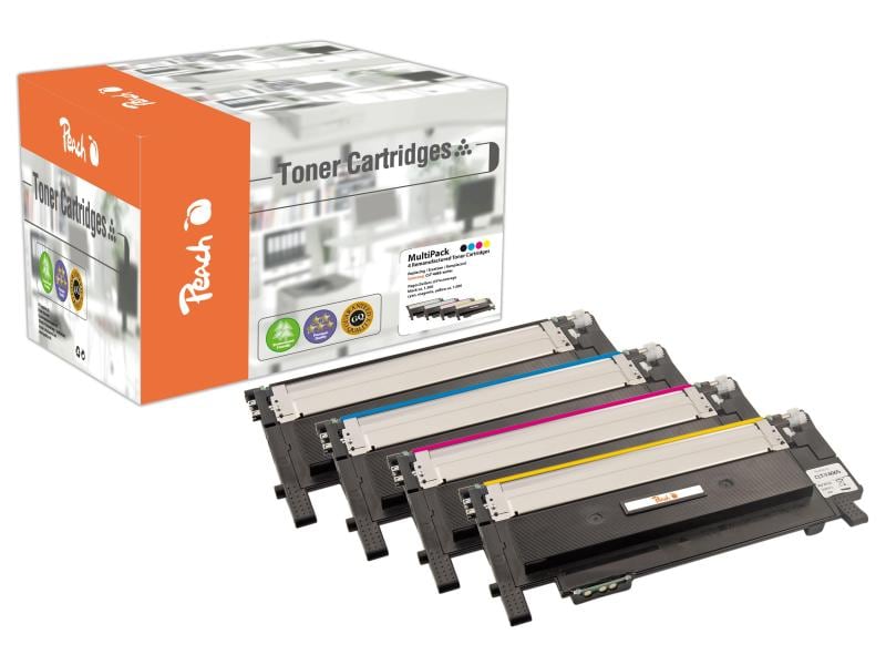 Peach Kits de toner Samsung CLT-406S BK, C, M, Y
