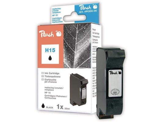 Peach Encre HP Nr. 15 (C6615D) noir