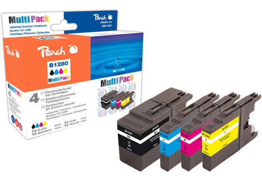 Peach Encre Brother LC-1280 Combi Pack XL