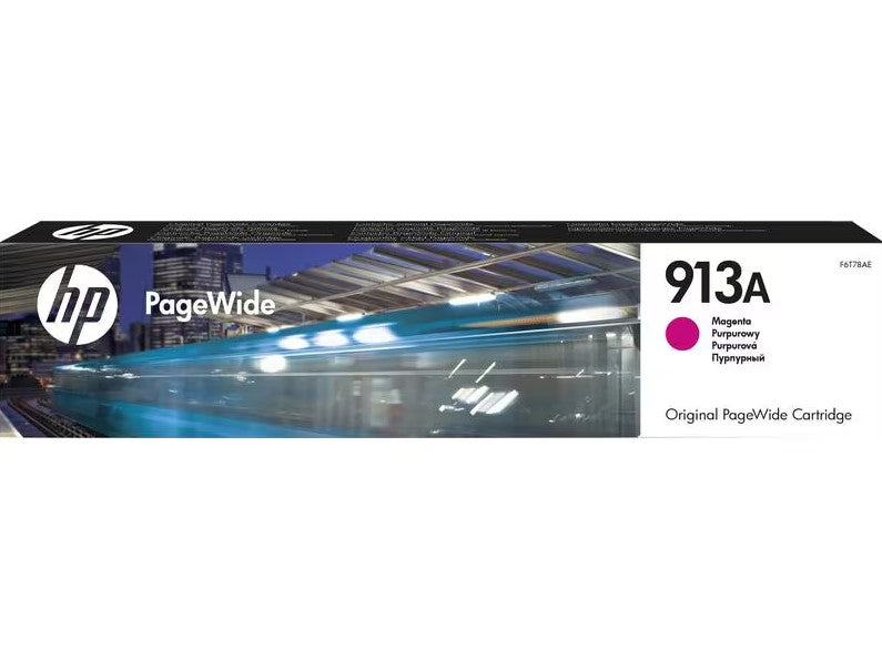 HP cartouche PageWide n° 913A magenta F6T78AE