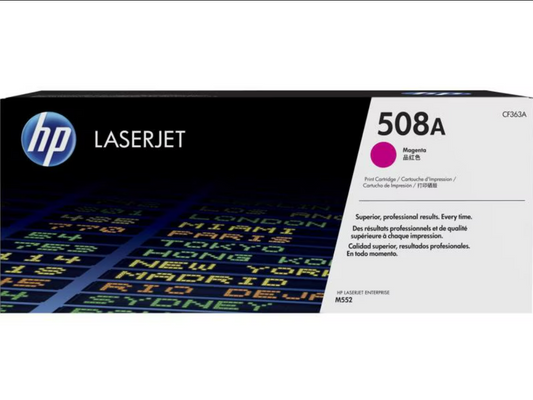 HP toner n° 508A magenta CF363A