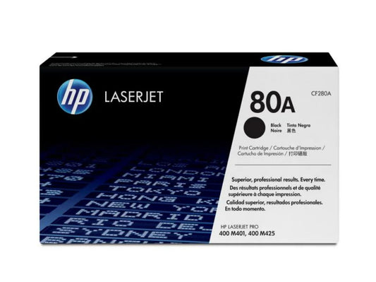 HP toner n° 80A black CF280A 