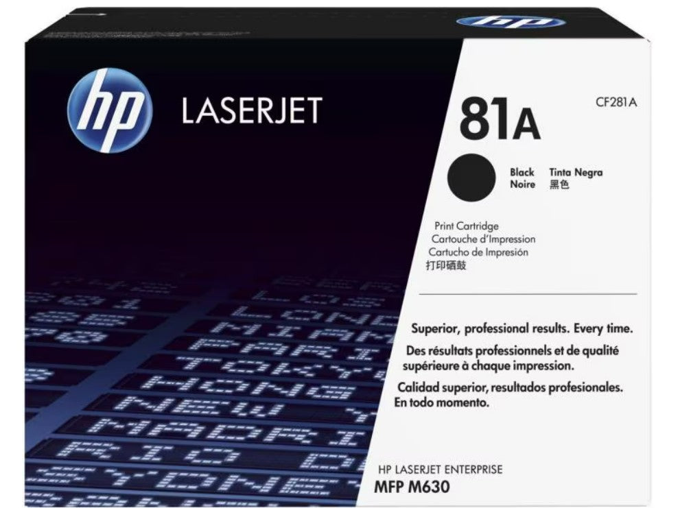 HP toner n° 81A noir CF281A