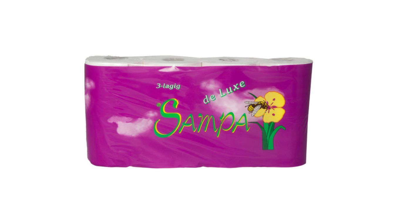 SAMPA Papier toilette De Luxe 3 couches, 56 rouleaux