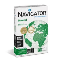 NAVIGATOR Universal Papier en qualité supérieure extra blanc A4 80g -5 CARTONS - (12'500 Feuilles)